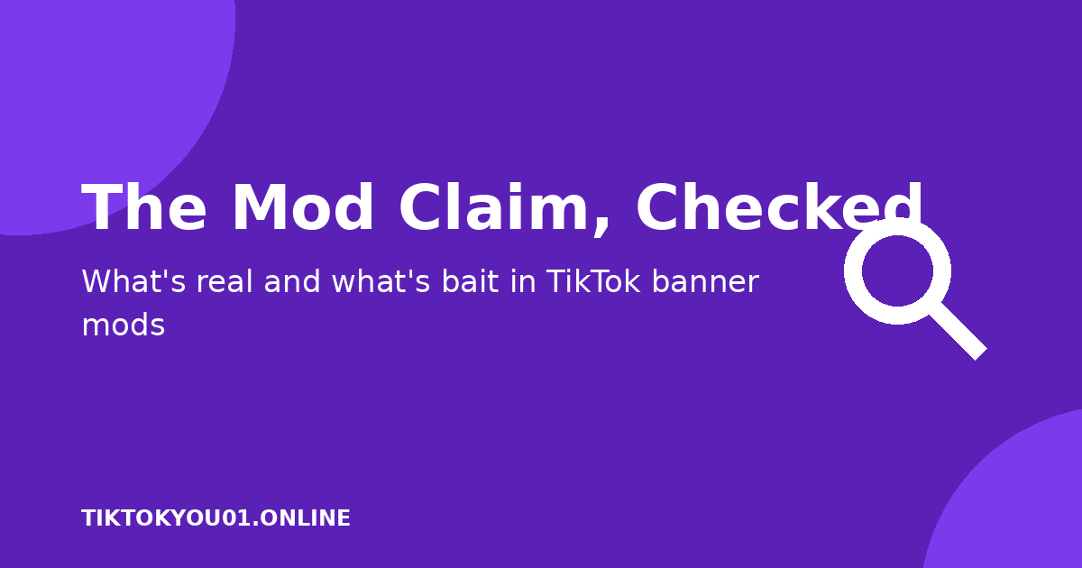 TikTok You _ MOD APK, Profile Banner App Hero Image