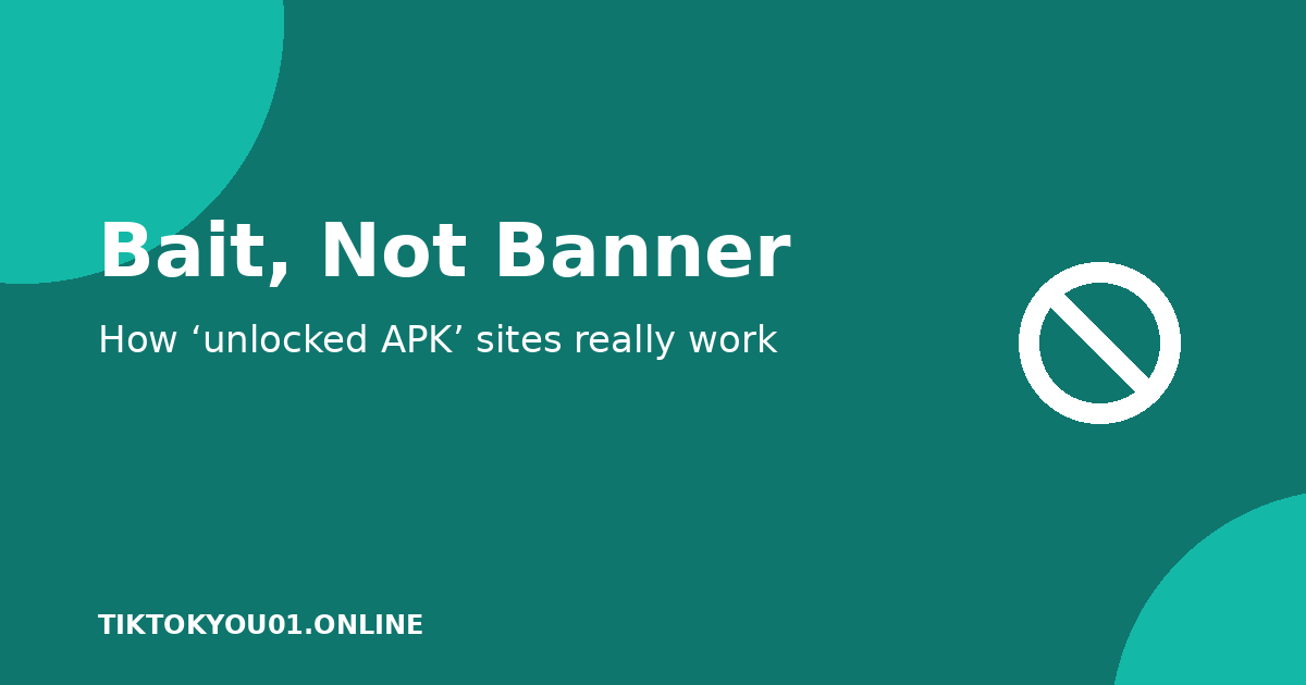 ‘Banner Unlocked APK’ Download Sites Are Bait — Here’s the Playbook